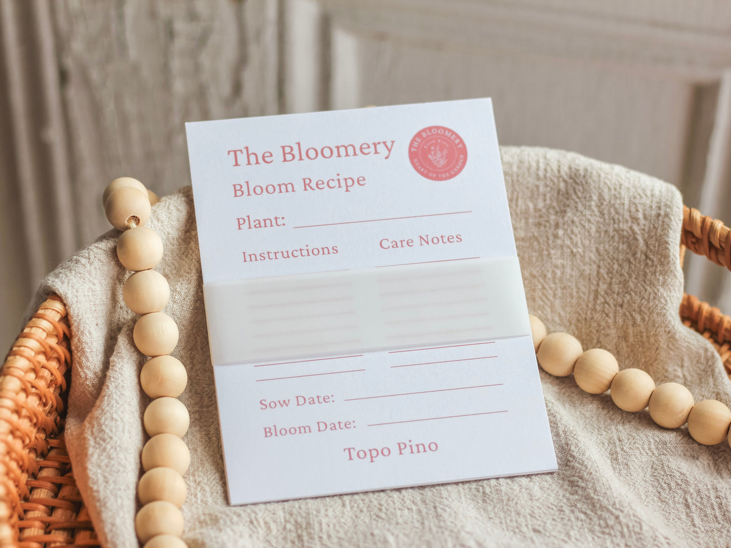 The Bloomery Recipe Cards