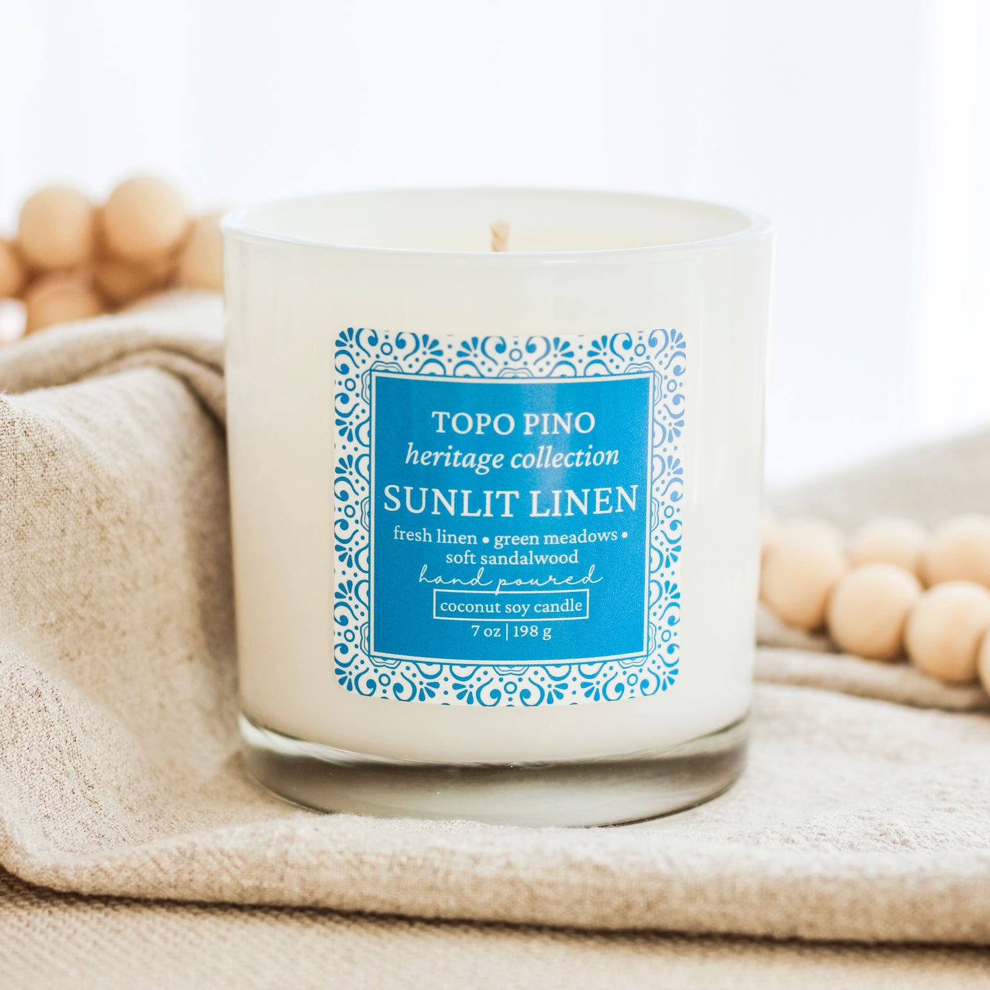 Sunlit Linen Candle