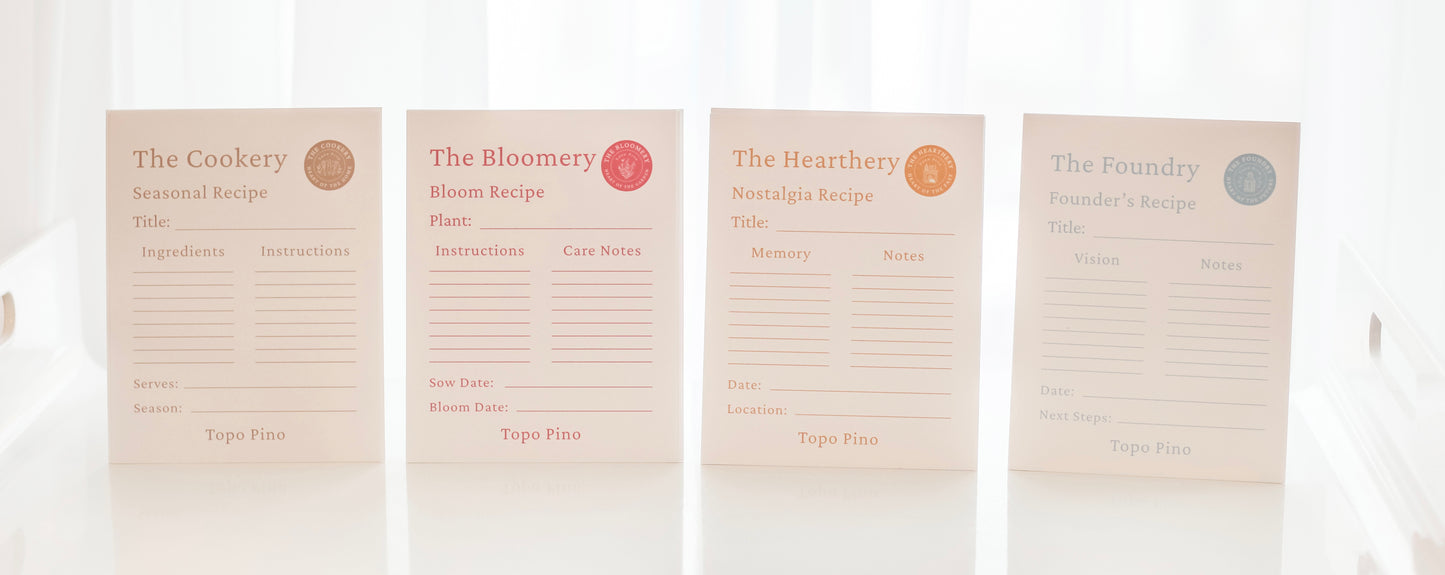 The Hearthery Recipe Cards