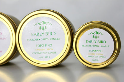 Limited Edition Early Bird Candle in Green 4 oz