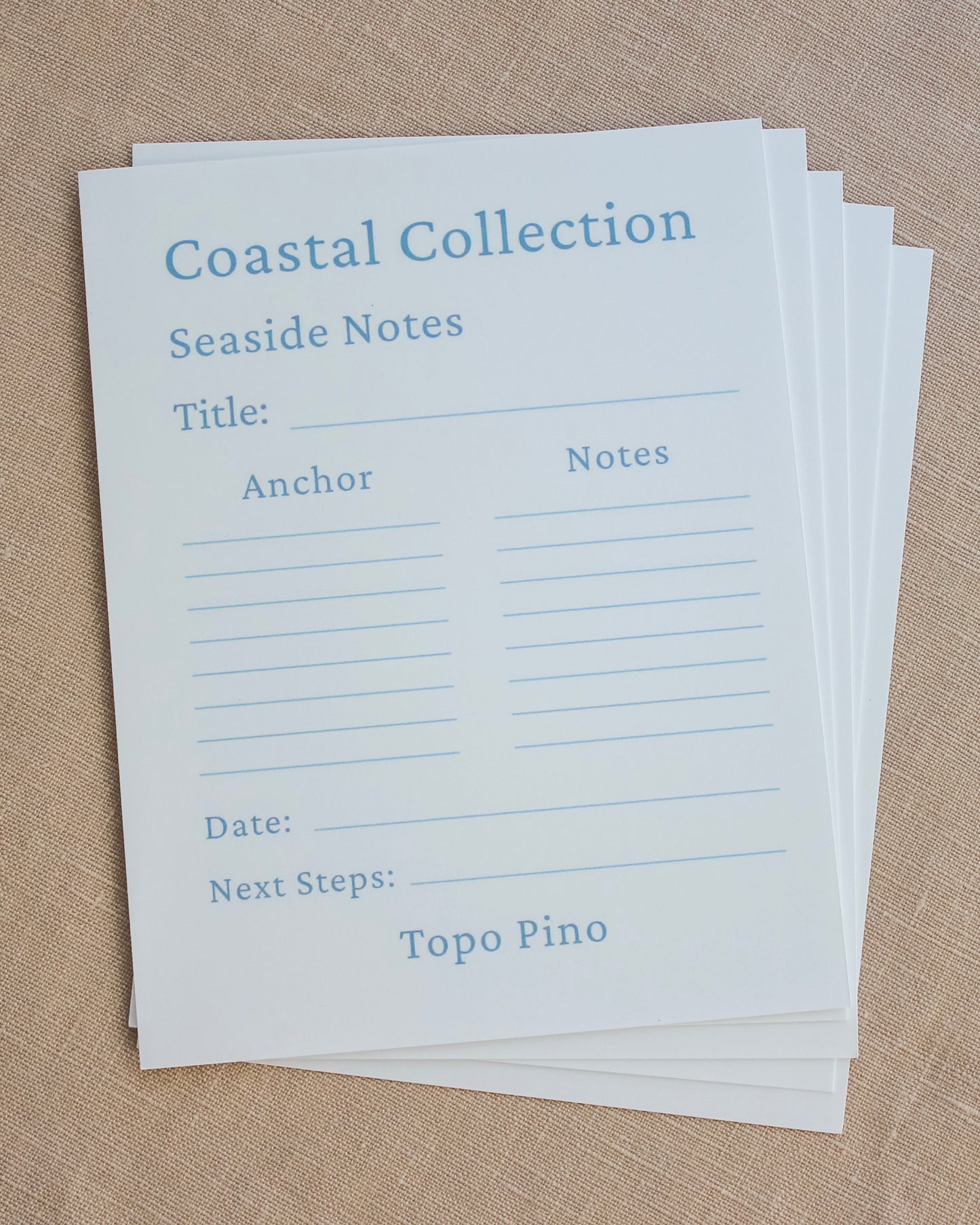 Coastal Seaside Notes