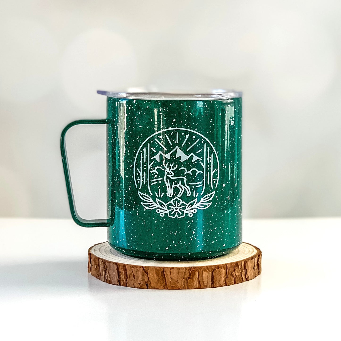 Sunrise Camp Mug in Green