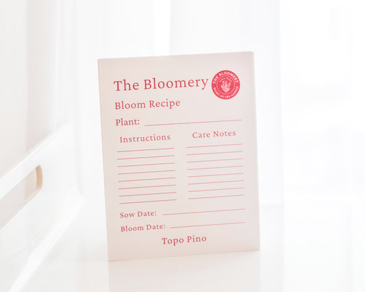 The Bloomery Recipe Cards