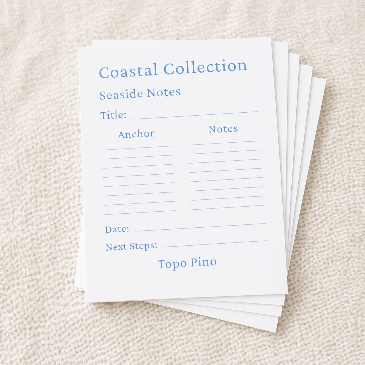 Coastal Seaside Notes