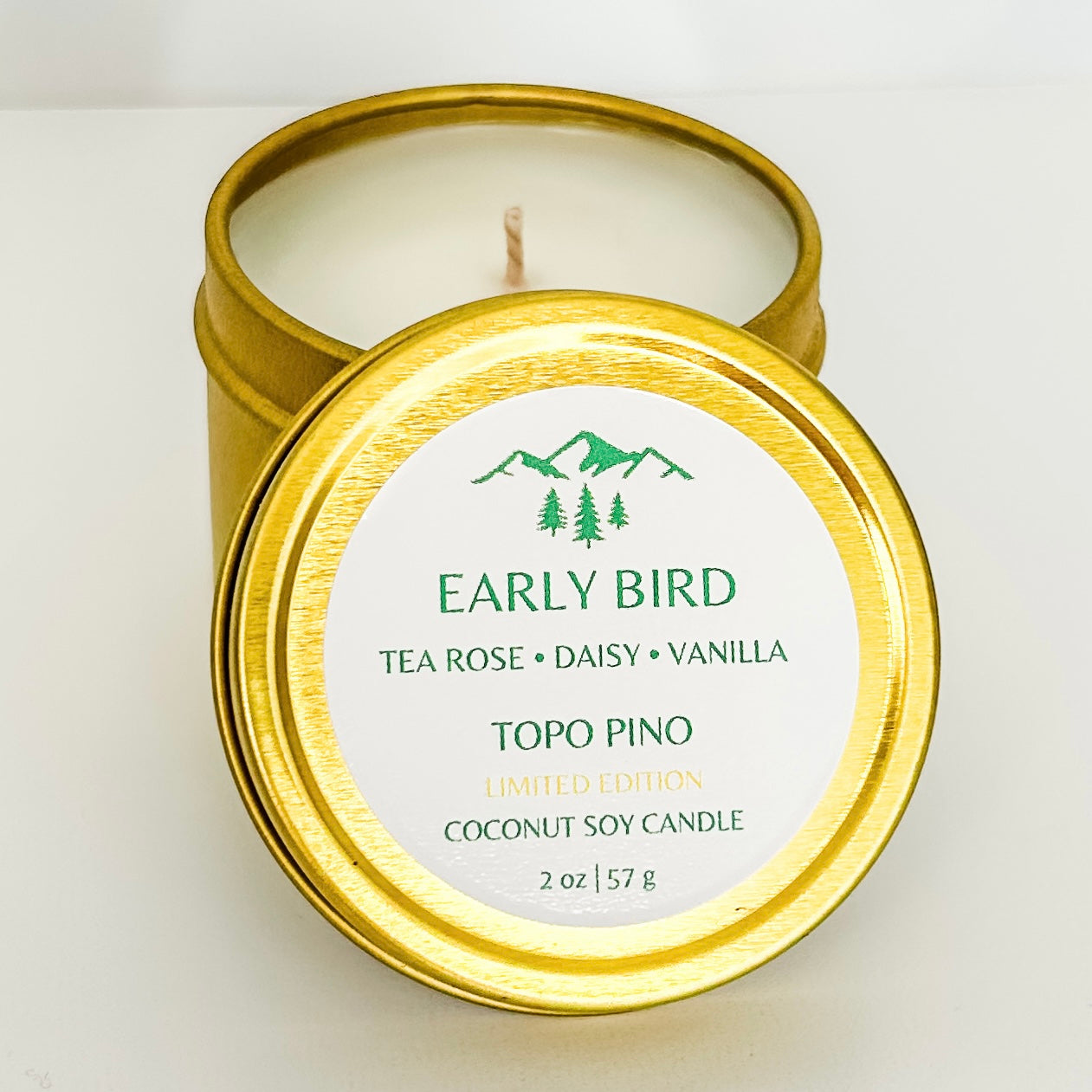 Limited Edition Early Bird Candle in Green 2 oz