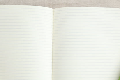 Blue Recycled Leather Notebook