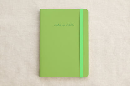 Green Recycled Leather Notebook