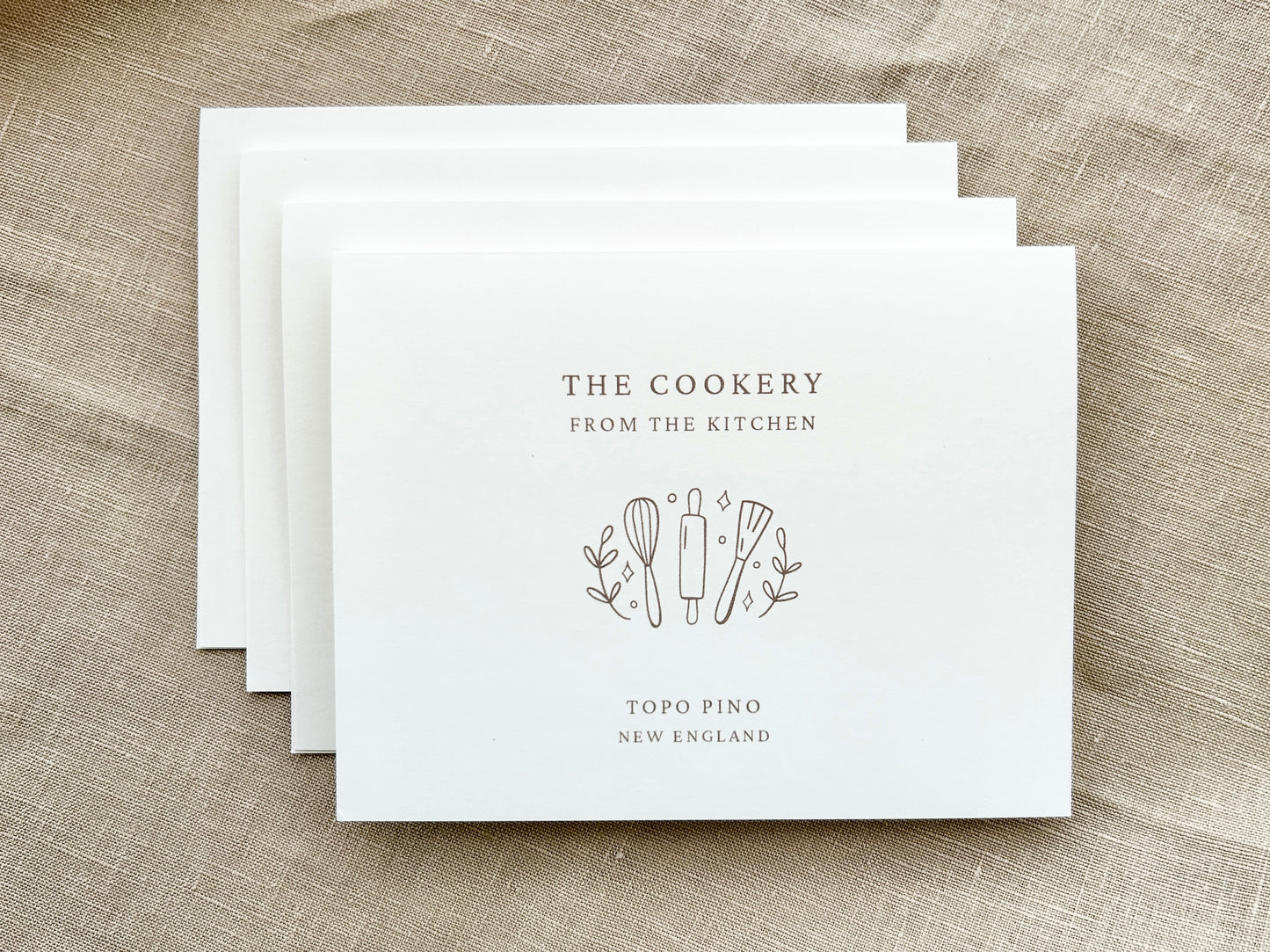 The Cookery Notecards
