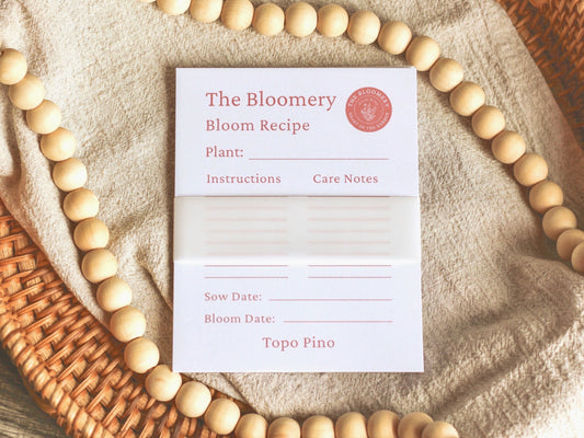 The Bloomery Recipe Cards