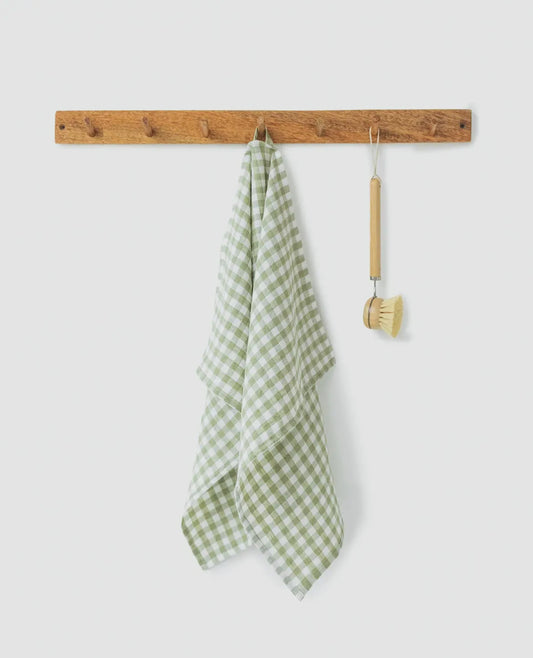 Sage Gingham Tea Towel