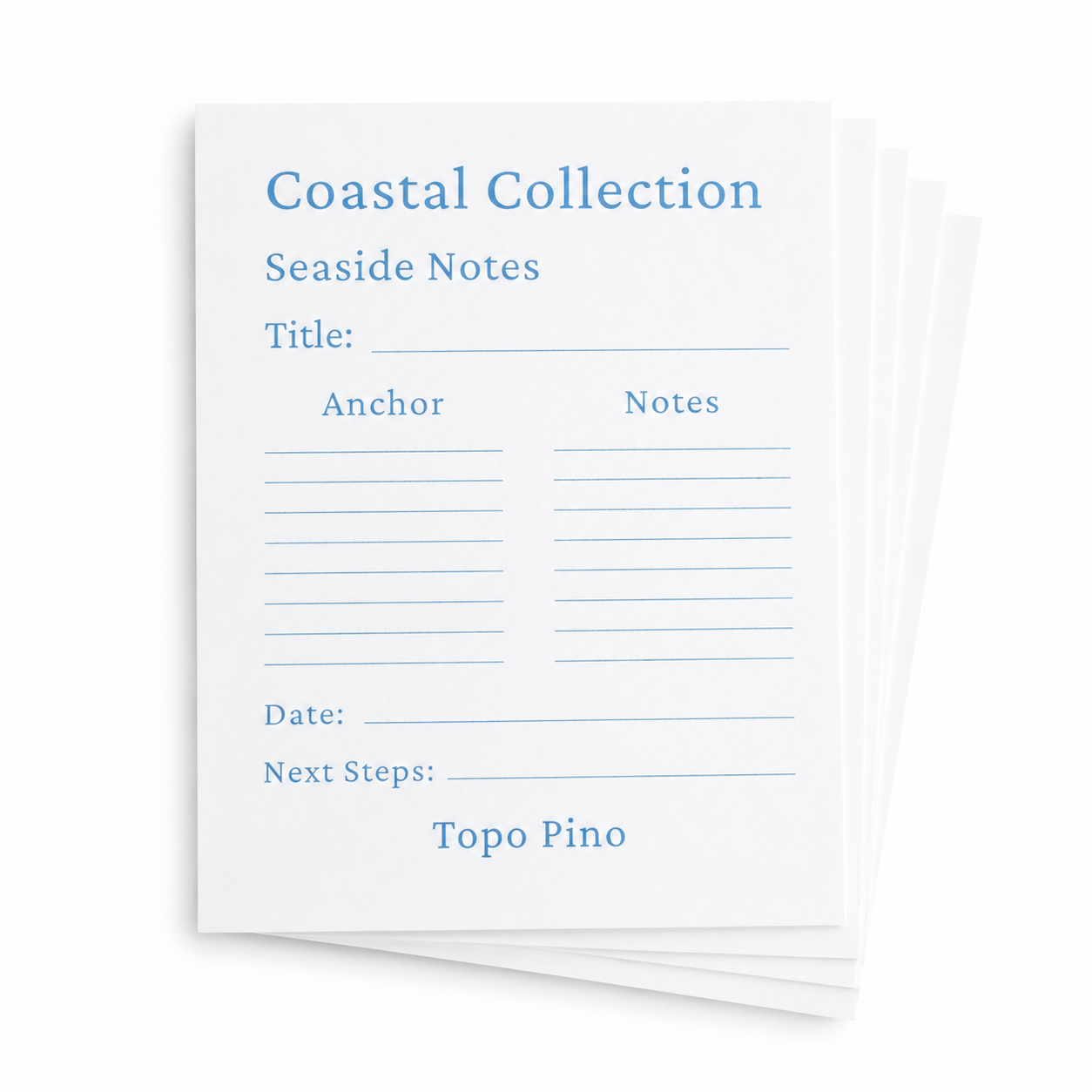 Coastal Seaside Notes