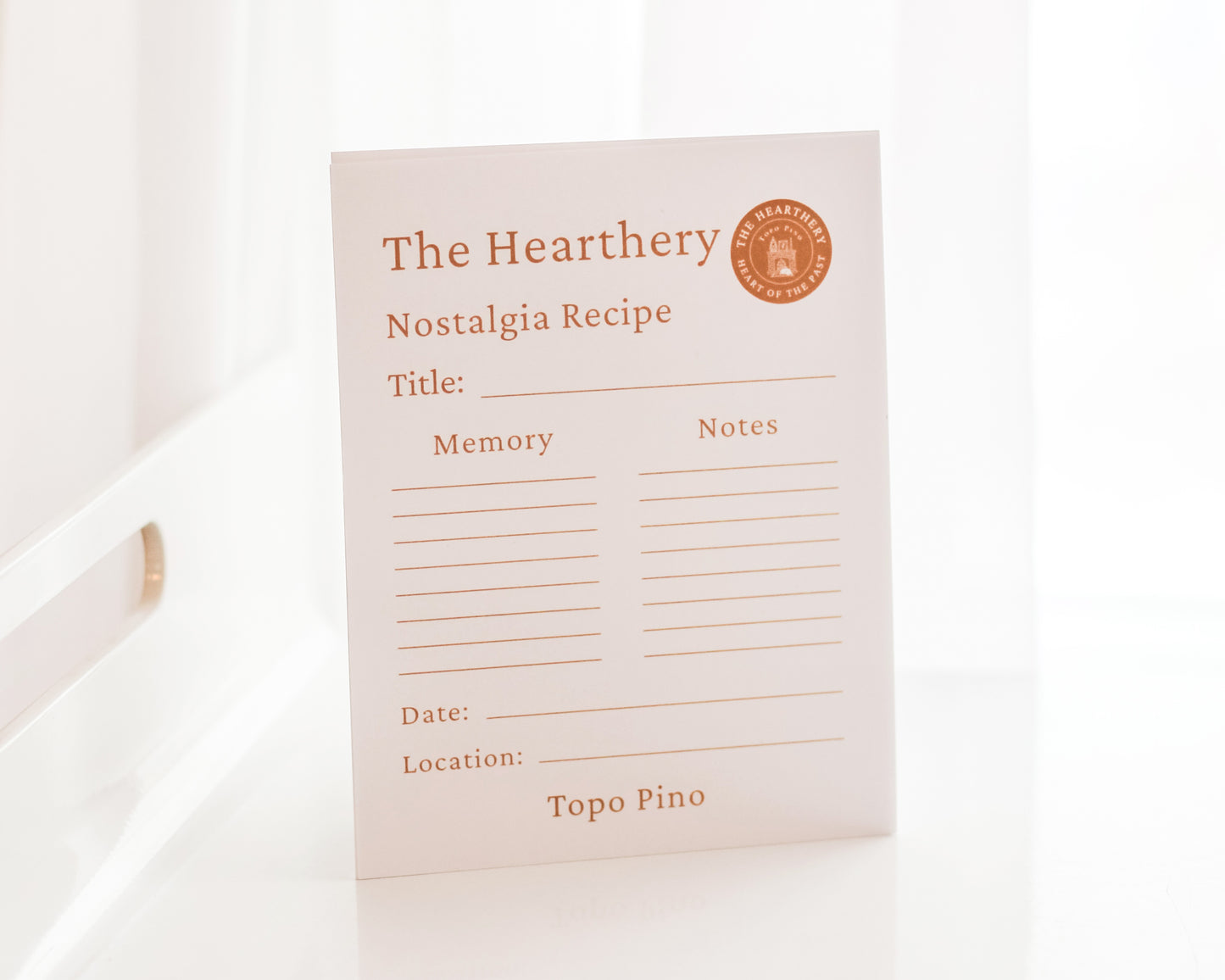 The Hearthery Recipe Cards