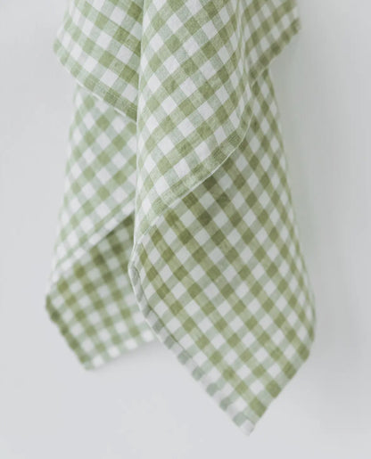 Sage Gingham Tea Towel