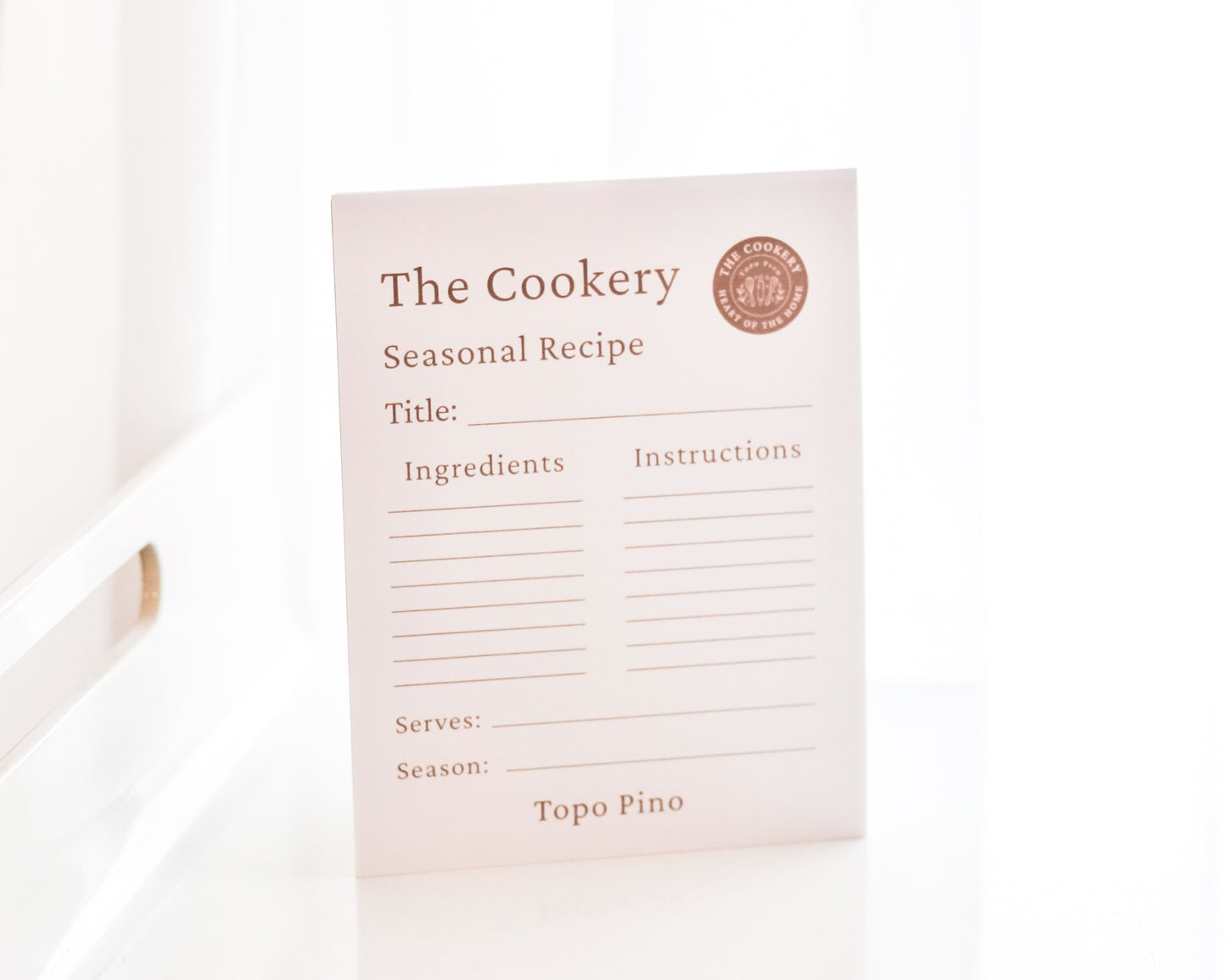 The Cookery Recipe Cards