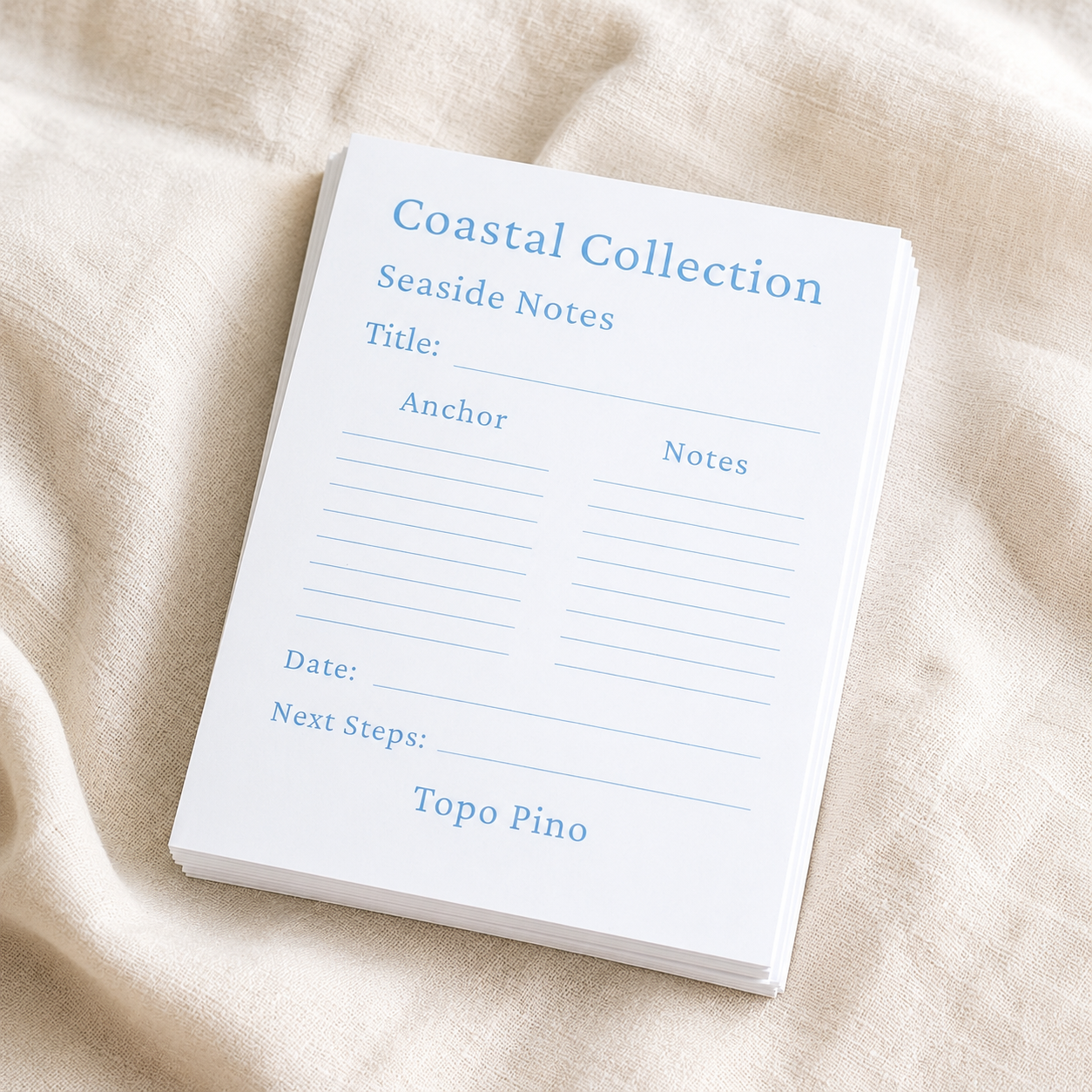 Coastal Seaside Notes