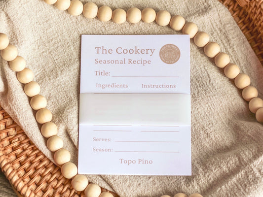The Cookery Recipe Cards