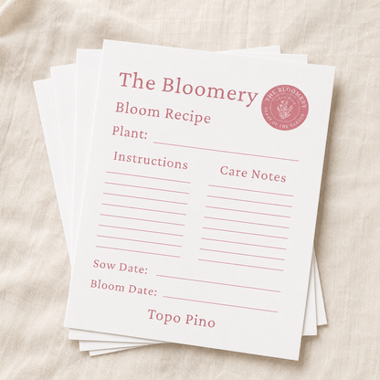 The Bloomery Recipe Cards