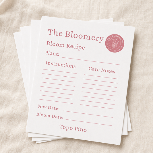The Bloomery Recipe Cards