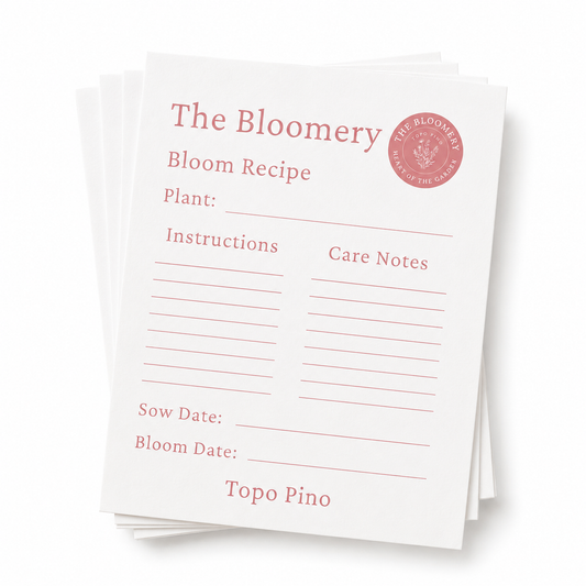 The Bloomery Recipe Cards
