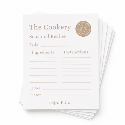 The Cookery Recipe Cards
