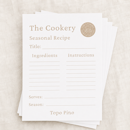 The Cookery Recipe Cards