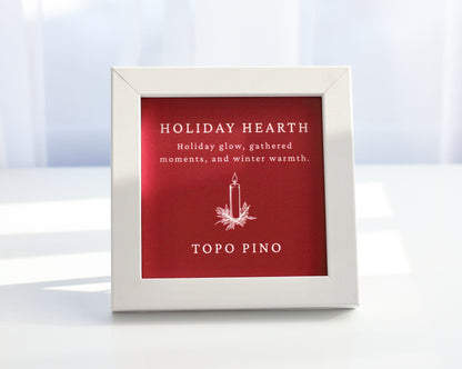 Holiday Hearth Mini Framed Art - 4x4