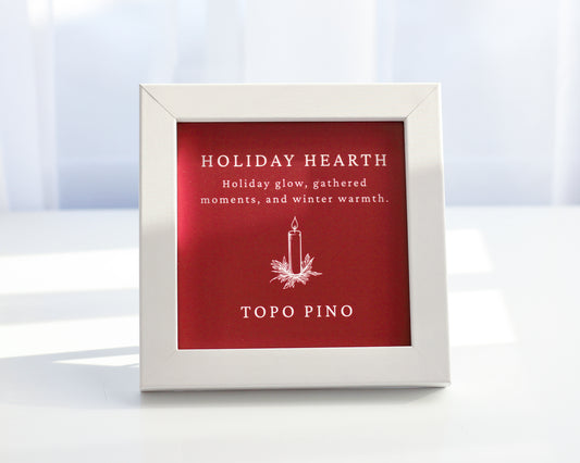Holiday Hearth Mini Framed Art - 4x4
