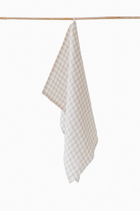 The Cookery Gingham Tea Towel